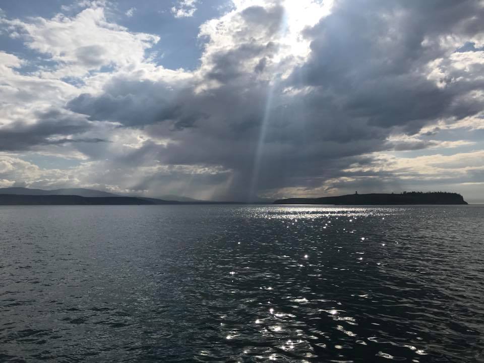 That rain ahead?  Yeah…