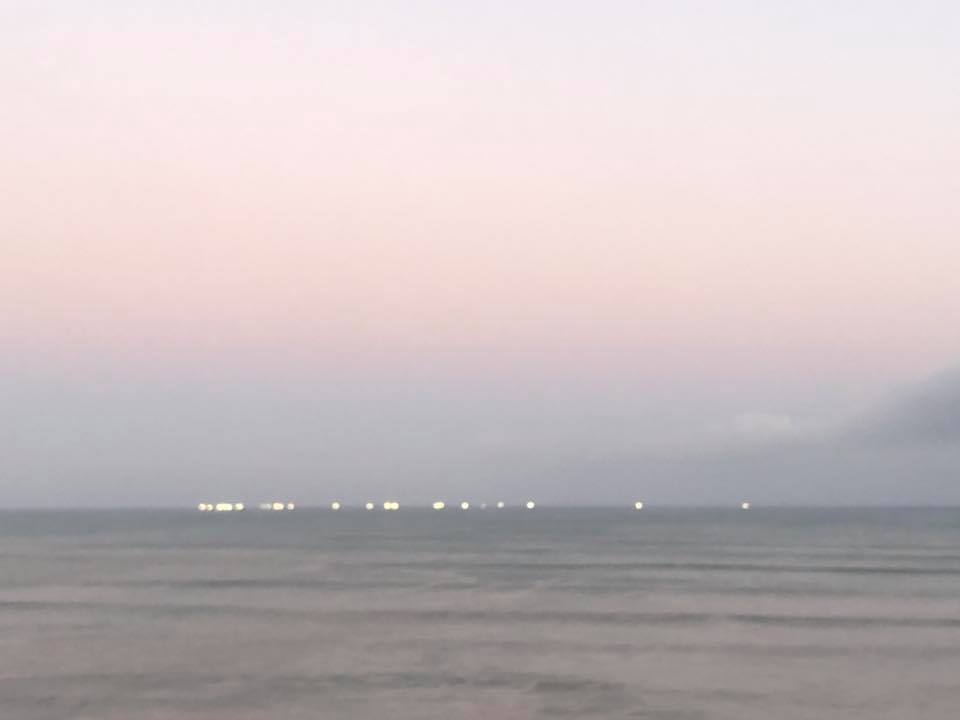 View from our room tonight