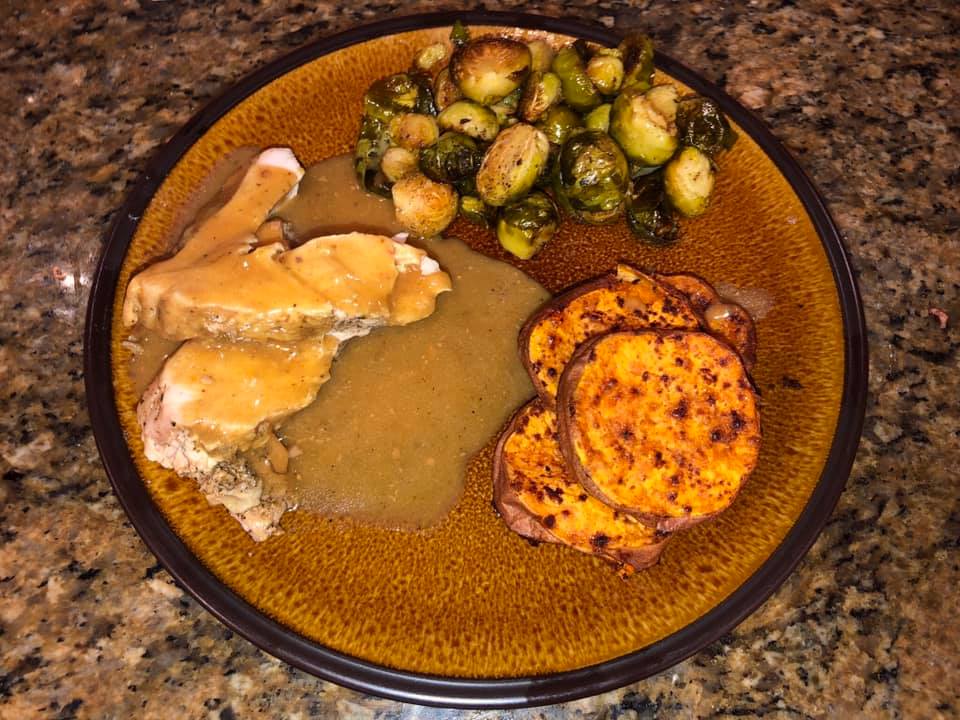 Christmas Dinner: smoked turkey…