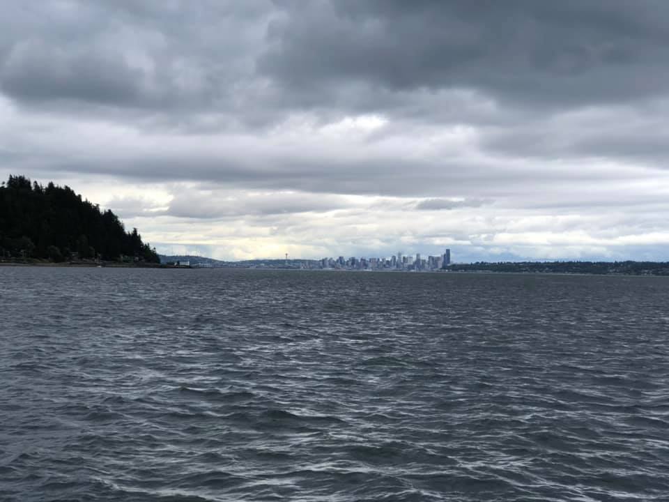 One picture before rain and fog roll in
