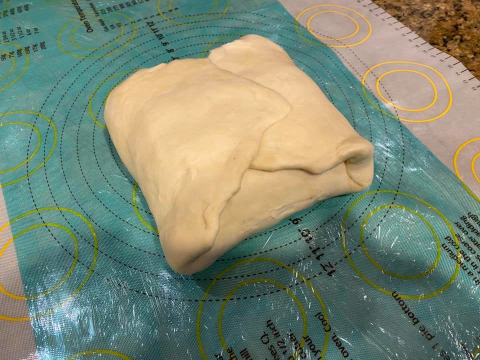 The next step: rolling out the dough…
