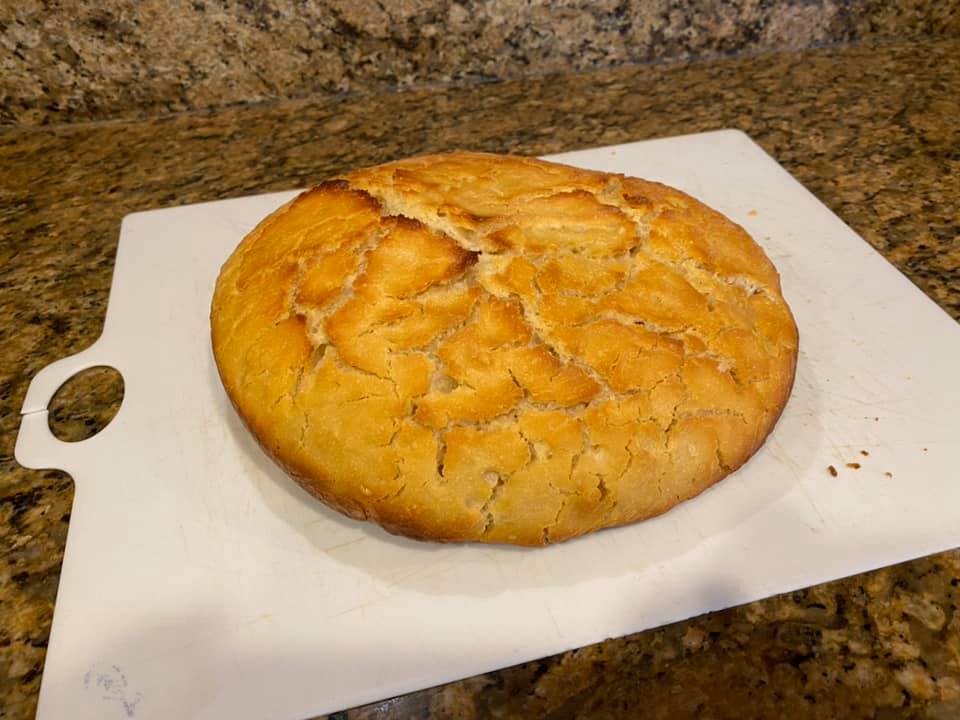 No-knead sourdough. Great taste…