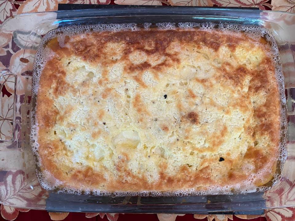 For today’s brunch Irene made hree cheeses soufflé (recipe