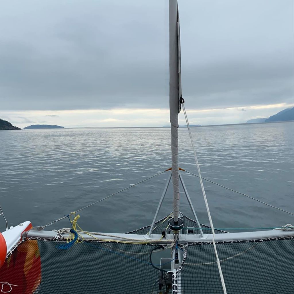 Rounding the South of Sucia Island