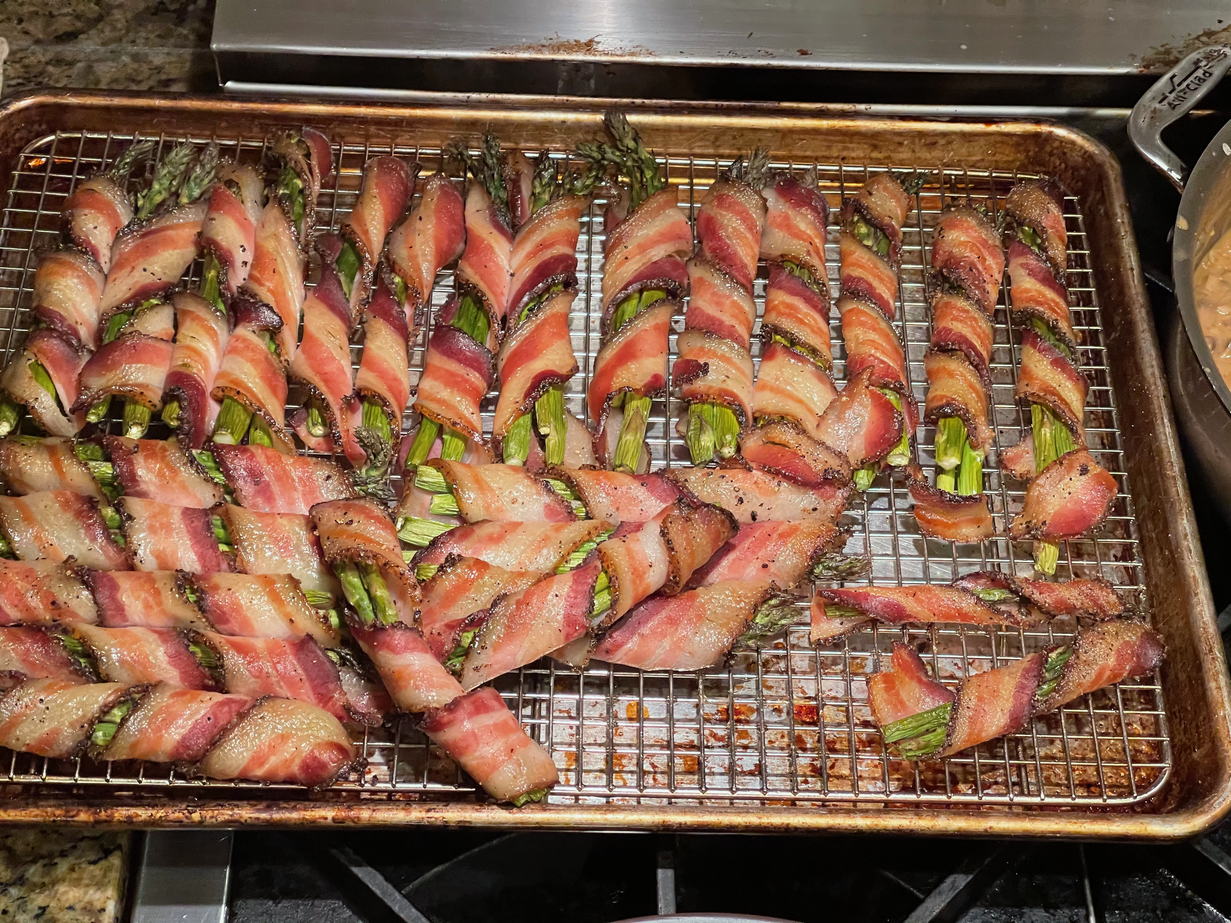 (Smoked) Bacon-wrapped Asparagus