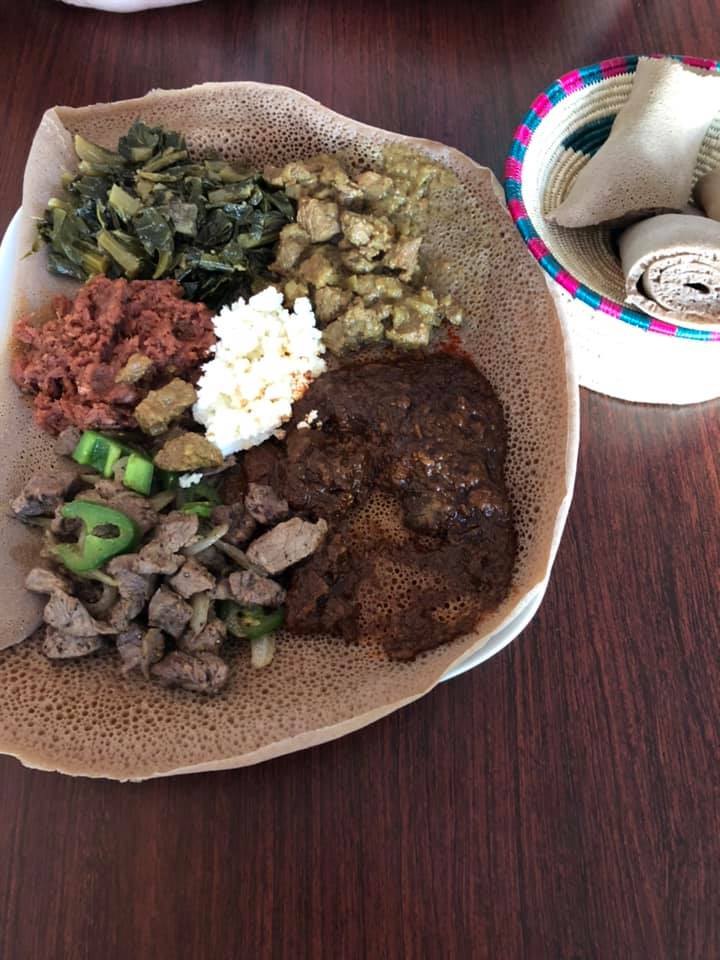 Superb Ethiopian food