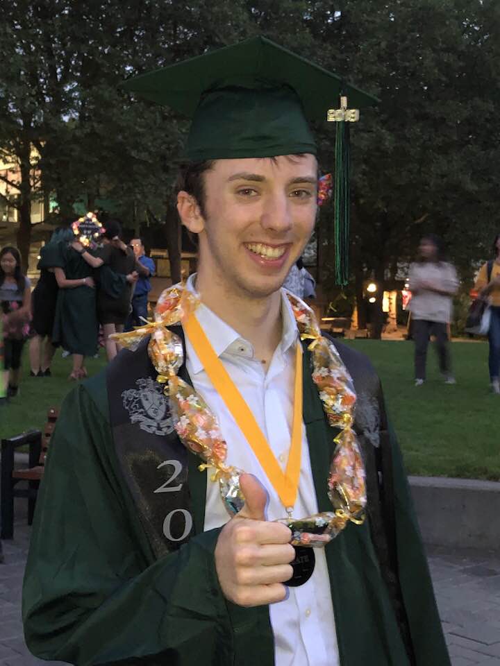 He graduated!