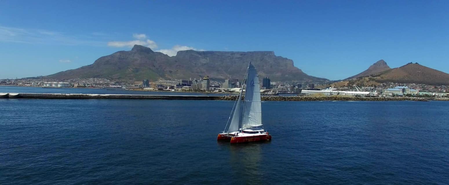 Sunday sail up to Cape Town